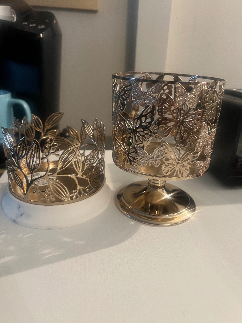 Bath & Body Works 3-wick candle holder bundle (Both are NWT)